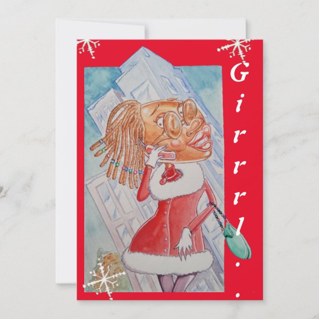 A best friend's Christmas card (Front)