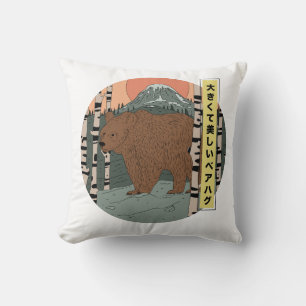 A big beautiful bear hug cushion