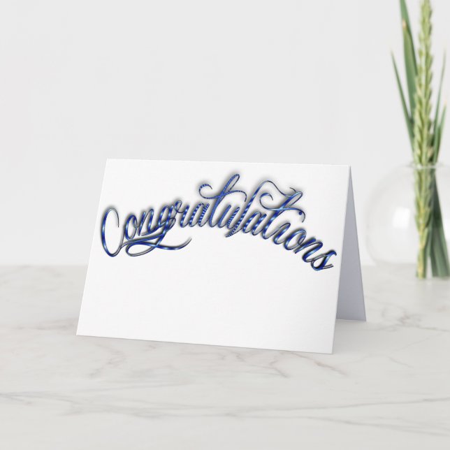 A Big Congratulations - No Message Inside Card (Front)