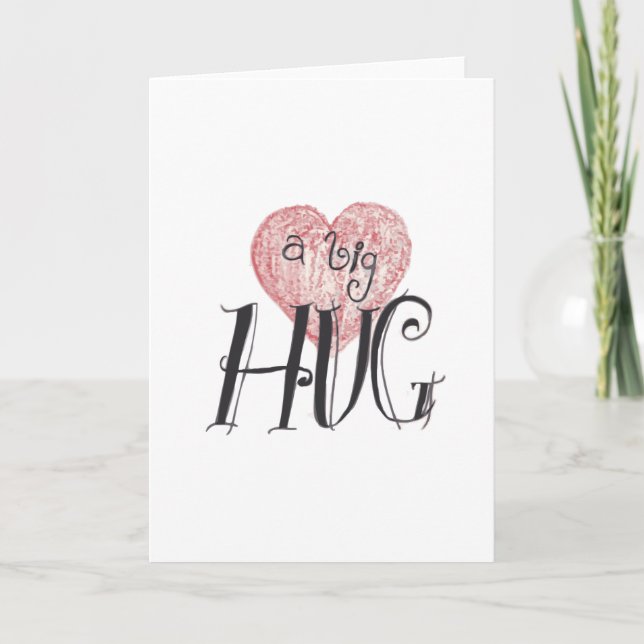 A Big Hug Holiday Card (Front)