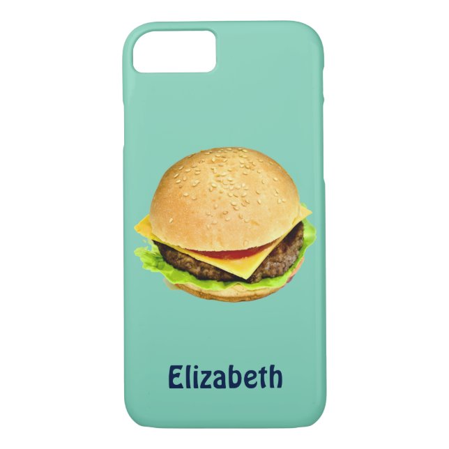 A Big Juicy Cheeseburger Photo Personalised Case-Mate iPhone Case (Back)