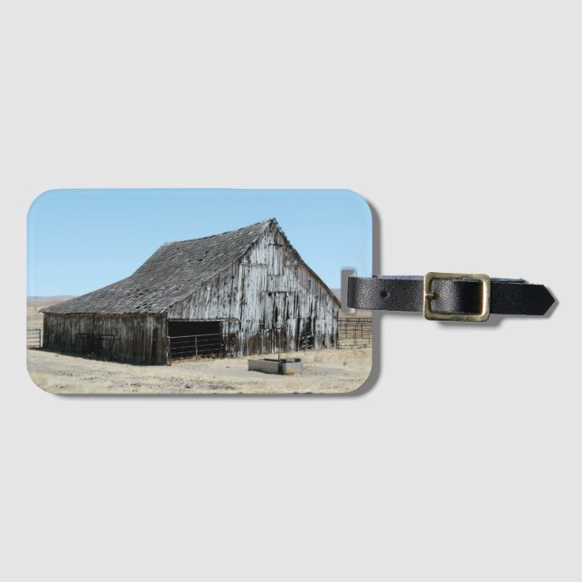 A Big Old Barn Luggage Tag (Front Horizontal)