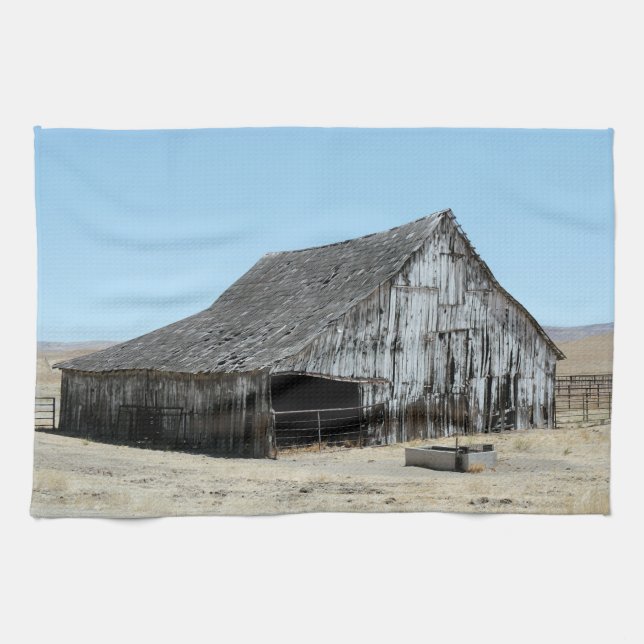 A Big Old Barn Tea Towel (Horizontal)