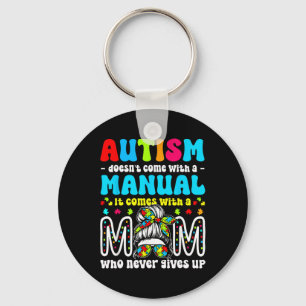 A Big Piece My Heart Has Autism And He's My Sister Key Ring