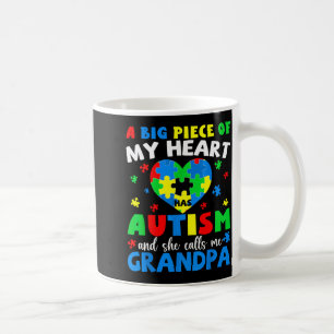 A big piece of heart has autism and calls grandpa coffee mug