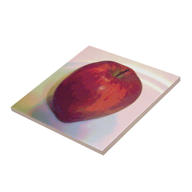 A Big Red Apple Tile (Side)