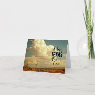 A Big Texas Thank You Card