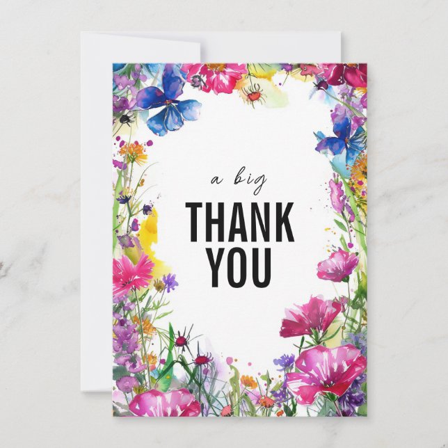 A big THANK YOU Meadow Blooms Collection (Front)