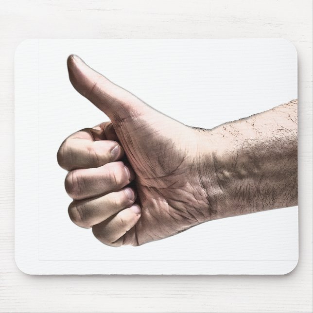 A Big Thumbs Up Mouse Pad (Front)