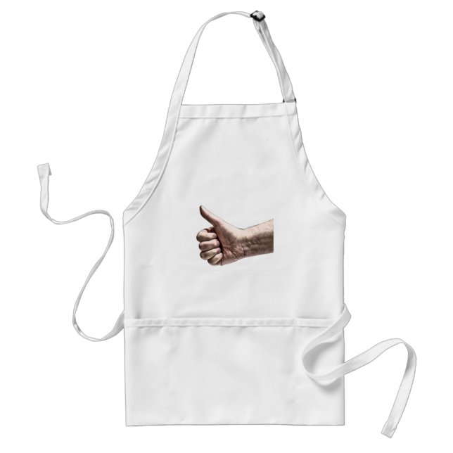 A Big Thumbs Up Standard Apron (Front)