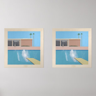 A Bigger Splash – California Pool Print Hockney