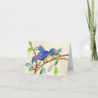 A Bird by Elsa Fleisher, Age 8 Card