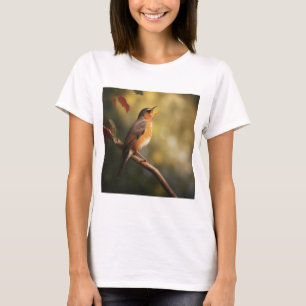 A bird singing in the morning T-Shirt