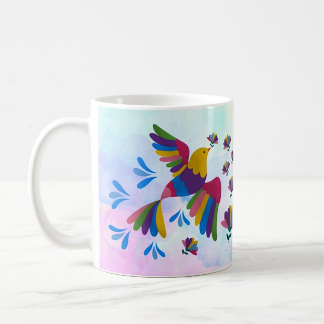 "A bird told me" customizable Coffee Mug (Left)