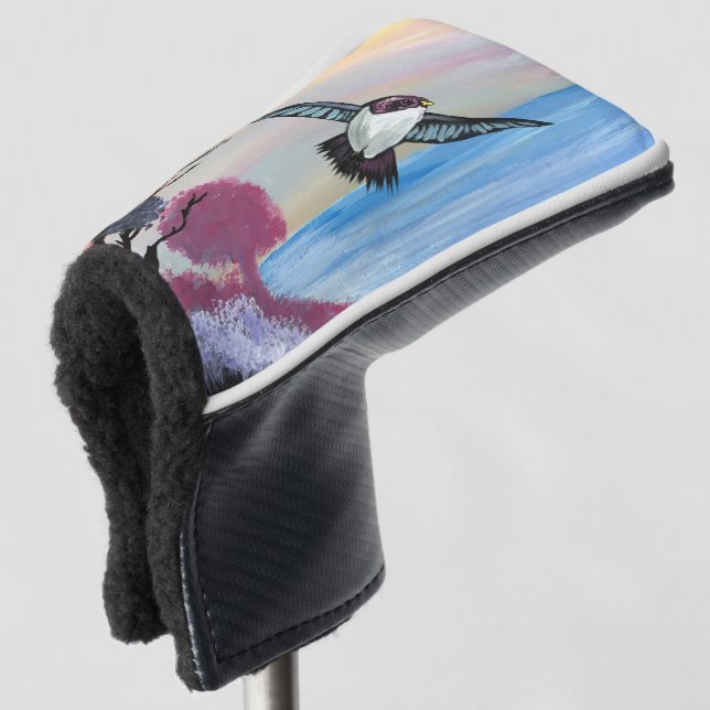 A Birds View Golf Head Cover (3/4 Front)