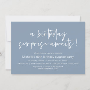 A Birthday Surprise Awaits Party Celebration Invitation