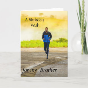 A Birthday Wish for My brother Card