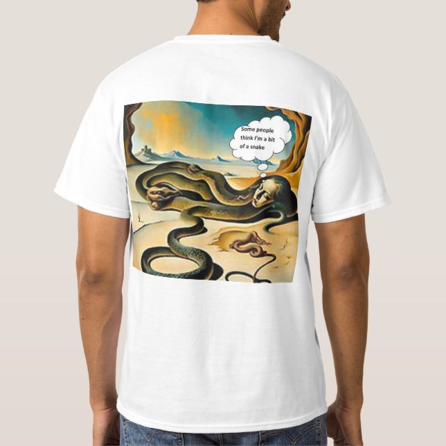 A bit of a snake T-Shirt (Back)