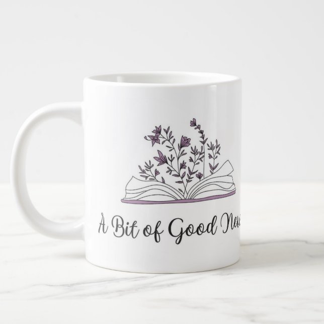 A Bit of Good News Jumbo Mug (Left)