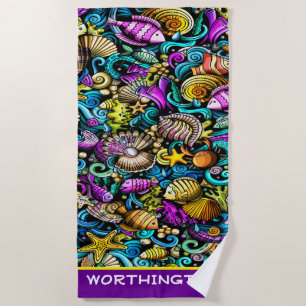 A Bit of the Beach Splash of Colour Beach Towel