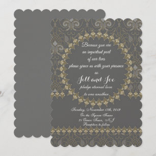 A Bit Prissy Wedding Invitation 