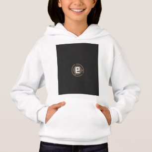 a black and brown logo with the letter 9