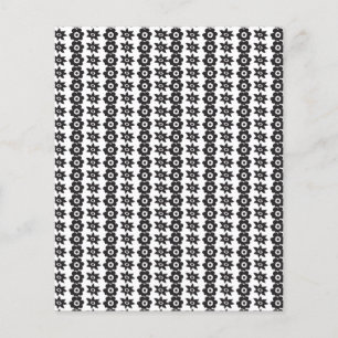 a black and white background with a lot of dots flyer