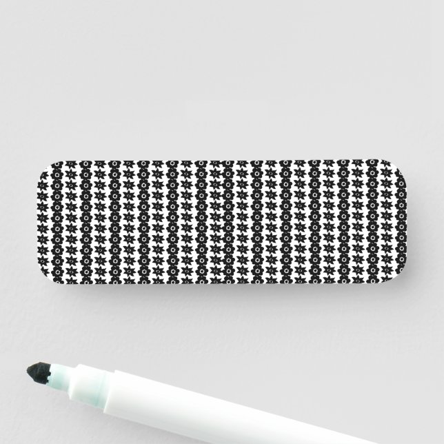 a black and white background with a lot of dots name tag (In Situ)