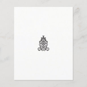 a black and white image of an ornate design flyer