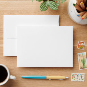 a black and white pattern of birds envelope