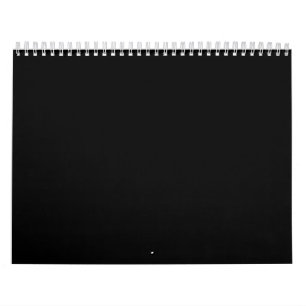 a black and white photo calendar