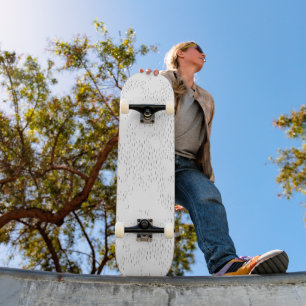 a black and white photo frame with a white backgro skateboard