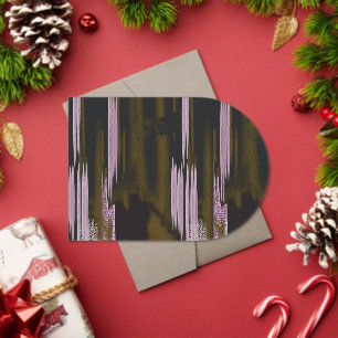 a black and white photo of a building acrylic invitations