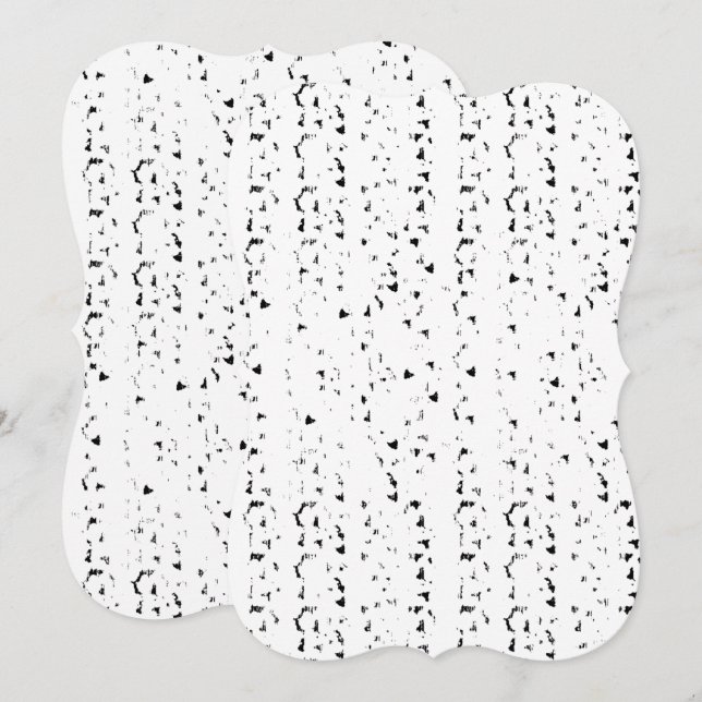 a black and white photo of rain drops (Front/Back)