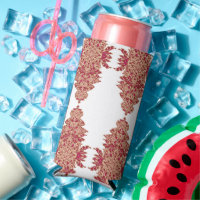 a black background with a red pattern on it