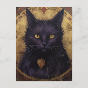 A Black Cat Postcard