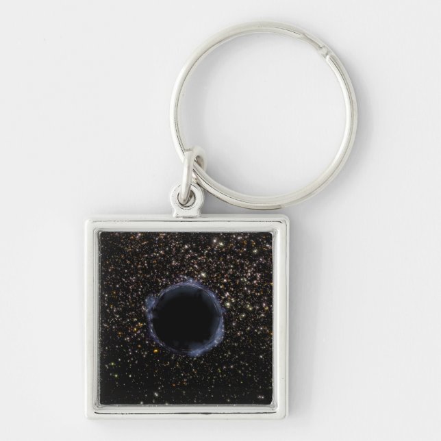 A Black Hole in a Globular Cluster Key Ring (Front)