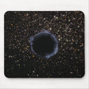 A Black Hole in a Globular Cluster Mouse Pad