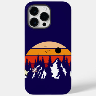 A black mountain view Case-Mate iPhone 14 pro max case