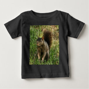 A black squirrel baby T-Shirt
