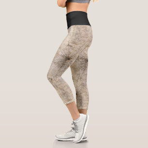 A Black Widow Series Design #16 Capri Leggings
