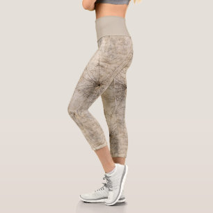 A Black Widow Series Design #16 Capri Leggings
