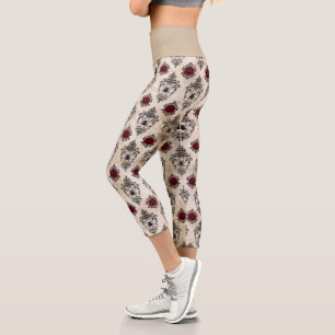 A Black Widow Series Design #25 Capri Leggings
