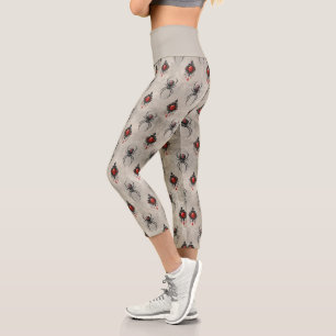 A Black Widow Series Design #27 Capri Leggings