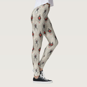 A Black Widow Series Design #27 Leggings
