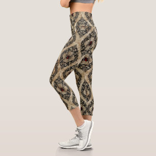 A Black Widow Series Design #29 Capri Leggings