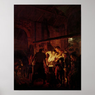 A Blacksmith's Shop, 1771 Poster