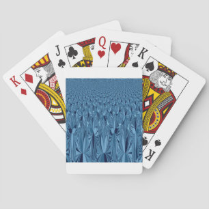 A blend of Blue Playing Cards
