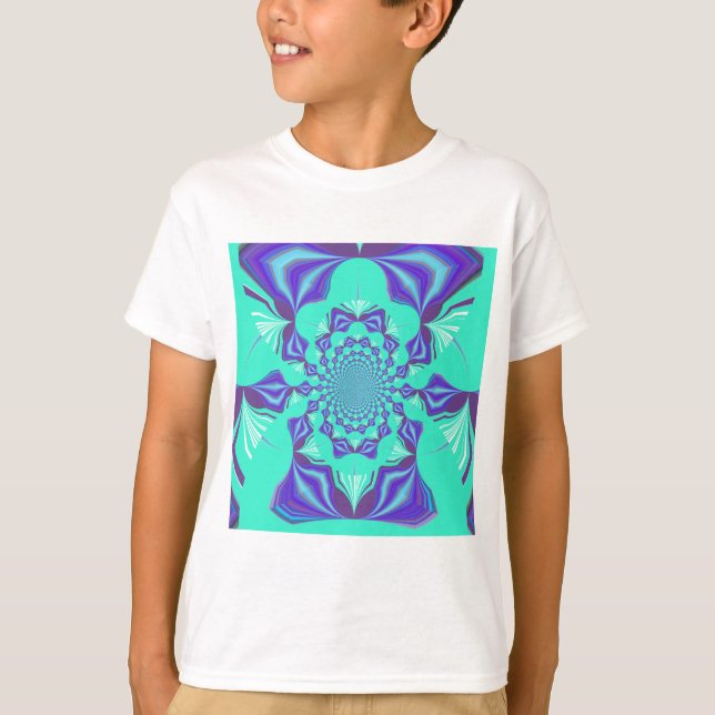A Blend of Kaleidoscope and Mandala Art! T-Shirt (Front)