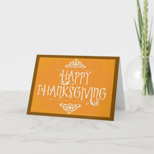 A Blessed Thanksgiving Day Greeting Card